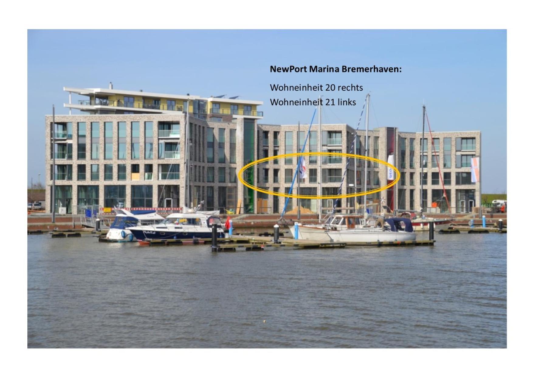 Ferienwohnung Neuer Hafen Marina Бремерхавен Екстериор снимка