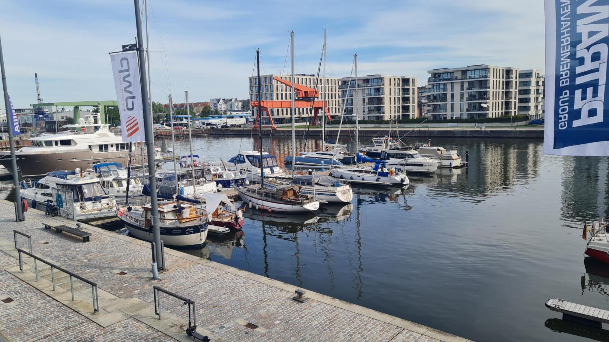 Ferienwohnung Neuer Hafen Marina Бремерхавен Екстериор снимка
